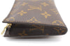 Authentic Louis Vuitton Monogram Pouch For Bucket PM LV 0929F