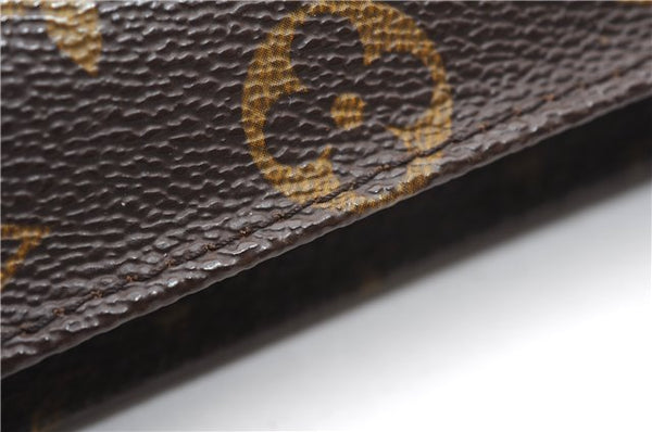 Authentic Louis Vuitton Monogram Pouch For Bucket PM LV 0929F