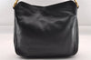 Authentic GUCCI Bamboo 2way Hand Shoulder Bag Purse Leather Black Junk 0930I