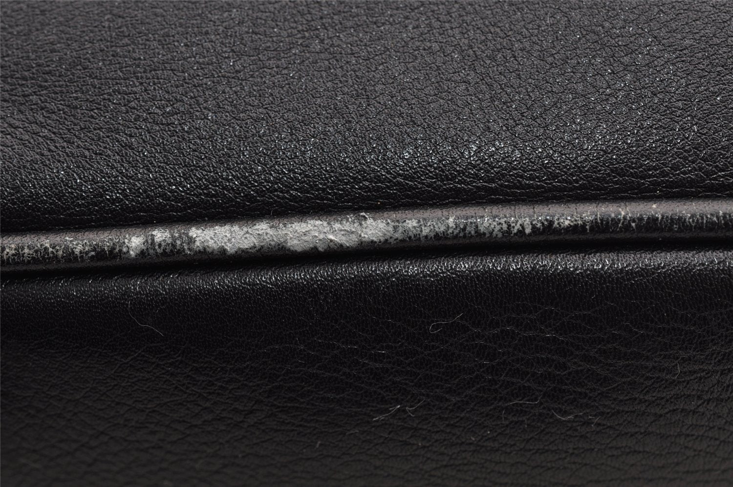 Authentic GUCCI Bamboo 2way Hand Shoulder Bag Purse Leather Black Junk 0930I