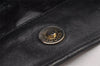 Authentic GUCCI Bamboo 2way Hand Shoulder Bag Purse Leather Black Junk 0930I