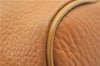 Authentic Burberrys Vintage Leather Hand Boston Bag Purse Brown 0931G