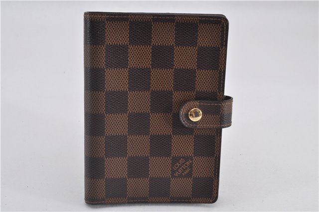 Authentic Louis Vuitton Damier Agenda PM Notebook Cover R20700 LV 0932F