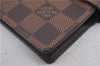 Authentic Louis Vuitton Damier Agenda PM Notebook Cover R20700 LV 0932F