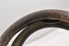 Authentic GUCCI Web Sherry Line Hand Boston Bag GG PVC Leather Brown 0932G