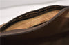 Authentic GUCCI Web Sherry Line Hand Boston Bag GG PVC Leather Brown 0932G