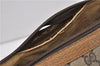Authentic GUCCI Web Sherry Line Hand Boston Bag GG PVC Leather Brown 0932G