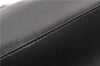 Authentic GUCCI Vintage Bamboo Shoulder Hand Bag Leather 0013007 Black 0934G