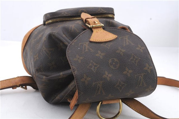 Authentic Louis Vuitton Monogram Montsouris MM Backpack M51136 LV 0935D