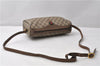 Authentic GUCCI Web Sherry Line Shoulder Cross Bag GG PVC Leather Brown 0935G