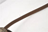 Authentic GUCCI Web Sherry Line Shoulder Cross Bag GG PVC Leather Brown 0935G