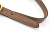 Authentic GUCCI Web Sherry Line Shoulder Cross Bag GG PVC Leather Brown 0935G