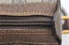 Authentic GUCCI Web Sherry Line Shoulder Cross Bag GG PVC Leather Brown 0935G
