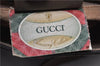 Authentic GUCCI Web Sherry Line Shoulder Cross Bag GG PVC Leather Brown 0935G