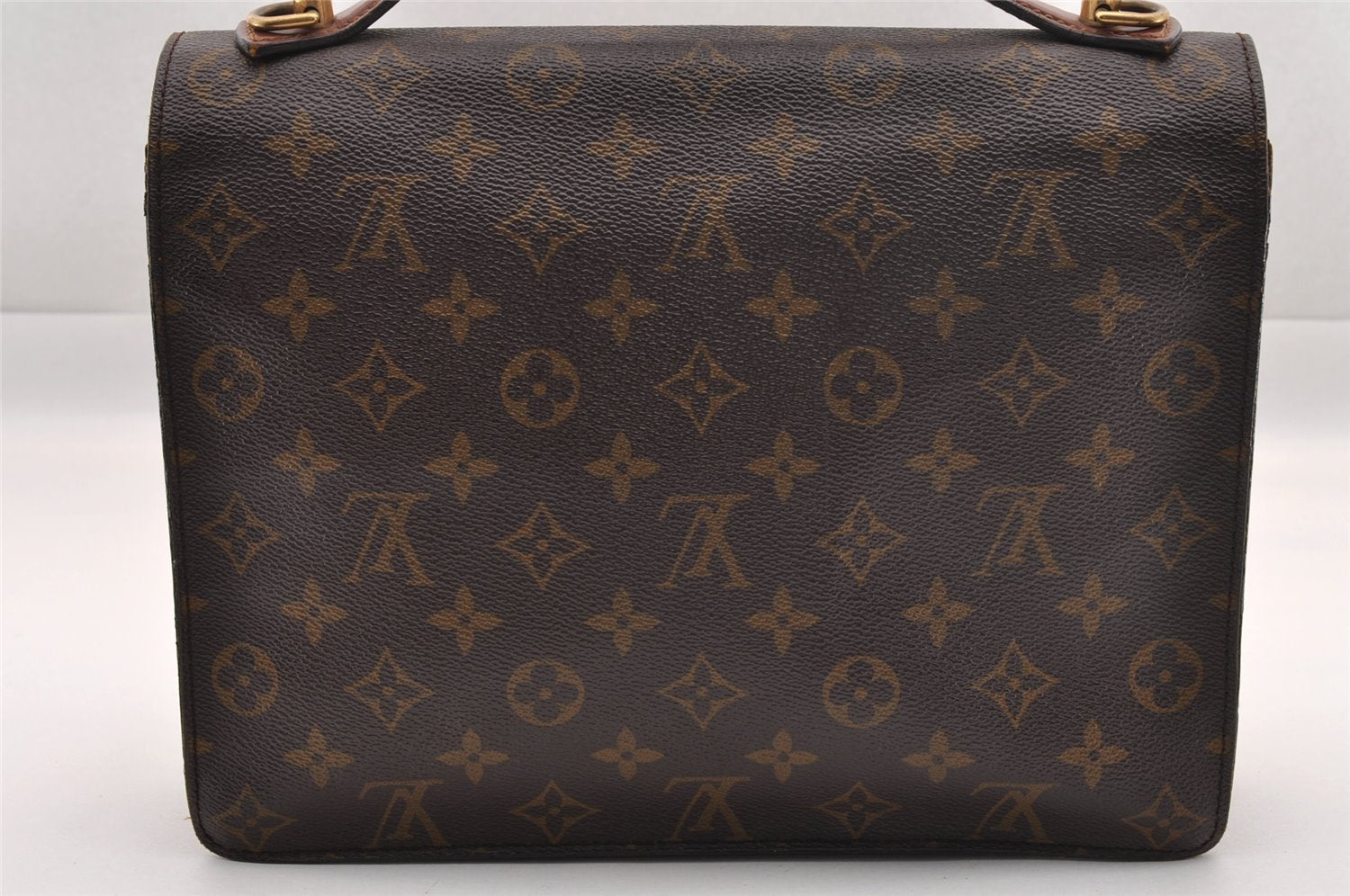 Authentic Louis Vuitton Monogram Monceau 2Way Shoulder Hand Bag M51185 LV 0936I