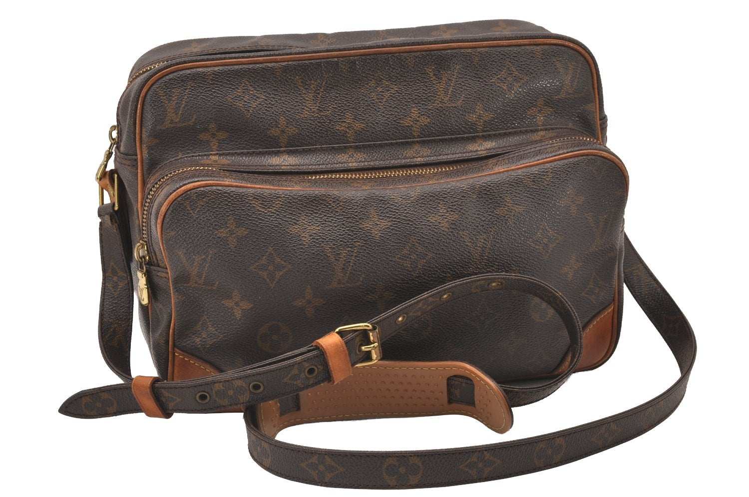 Authentic Louis Vuitton Monogram Nile Shoulder Cross Body Bag M45244 LV 0937I