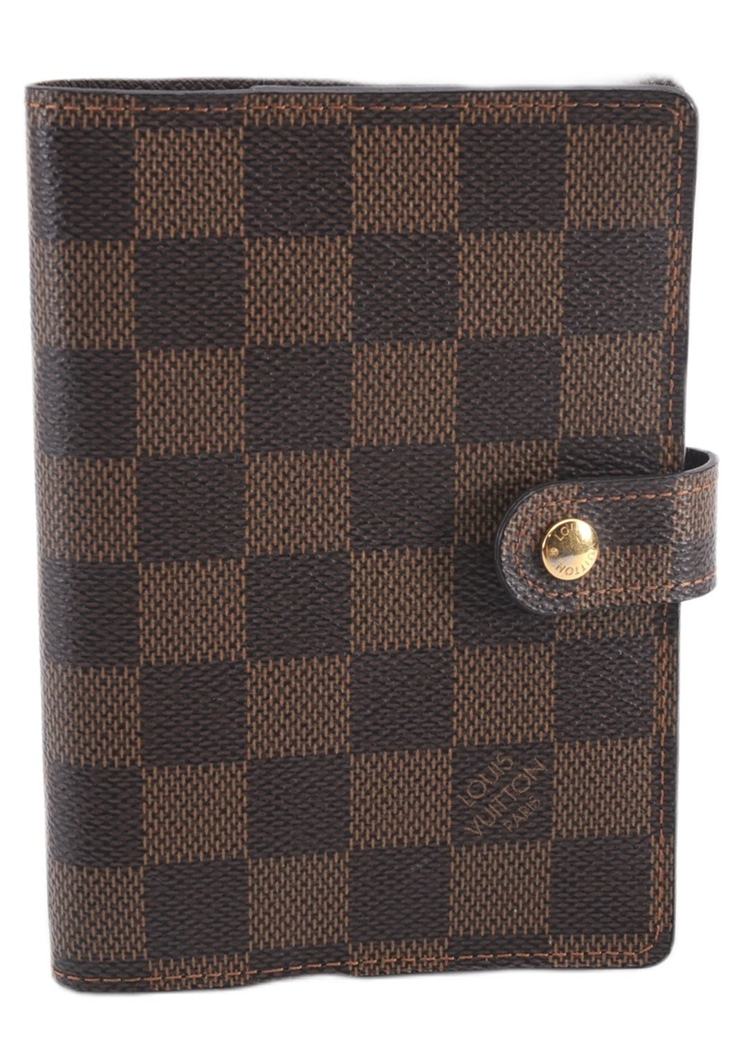 Authentic Louis Vuitton Damier Agenda PM Notebook Cover R20700 LV 0938F