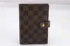 Authentic Louis Vuitton Damier Agenda PM Notebook Cover R20700 LV 0938F