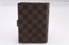 Authentic Louis Vuitton Damier Agenda PM Notebook Cover R20700 LV 0938F