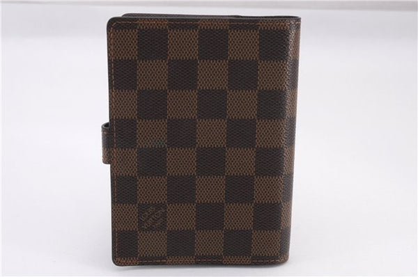 Authentic Louis Vuitton Damier Agenda PM Notebook Cover R20700 LV 0938F