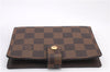 Authentic Louis Vuitton Damier Agenda PM Notebook Cover R20700 LV 0938F