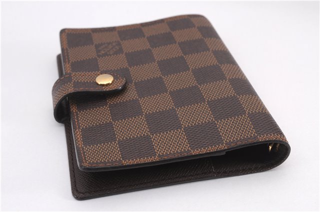 Authentic Louis Vuitton Damier Agenda PM Notebook Cover R20700 LV 0938F
