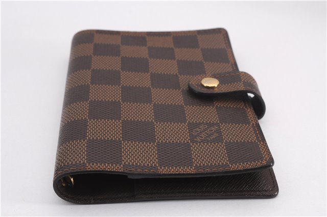 Authentic Louis Vuitton Damier Agenda PM Notebook Cover R20700 LV 0938F