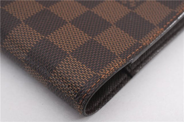 Authentic Louis Vuitton Damier Agenda PM Notebook Cover R20700 LV 0938F