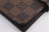 Authentic Louis Vuitton Damier Agenda PM Notebook Cover R20700 LV 0938F