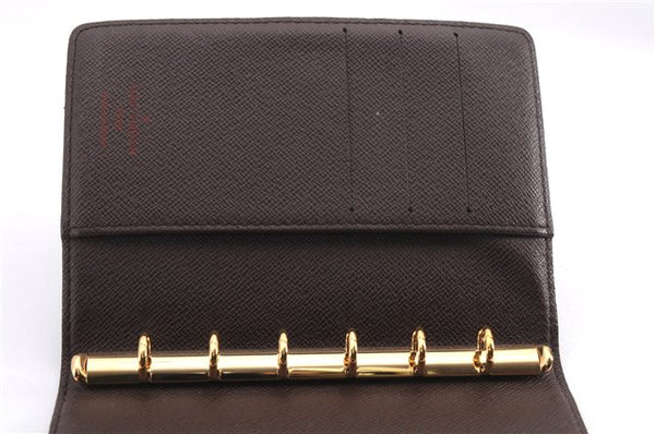 Authentic Louis Vuitton Damier Agenda PM Notebook Cover R20700 LV 0938F