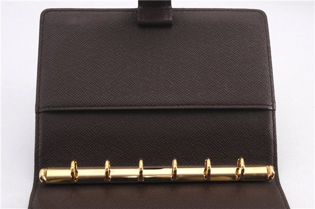 Authentic Louis Vuitton Damier Agenda PM Notebook Cover R20700 LV 0938F