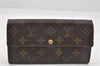 Auth Louis Vuitton Monogram Pochette Porte Monnaie Credit Wallet M61726 LV 0938G