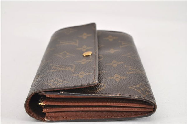 Auth Louis Vuitton Monogram Pochette Porte Monnaie Credit Wallet M61726 LV 0938G