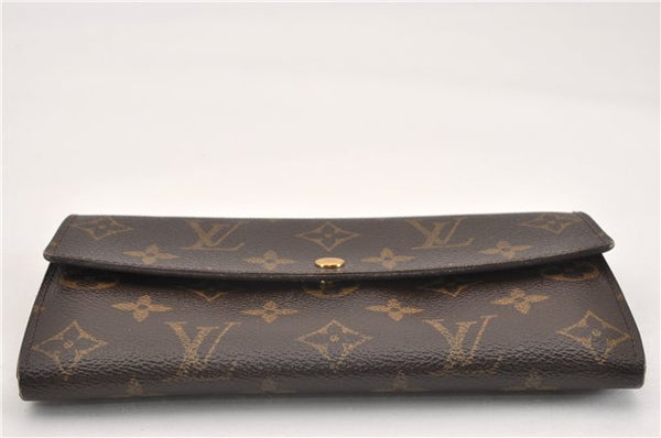 Auth Louis Vuitton Monogram Pochette Porte Monnaie Credit Wallet M61726 LV 0938G