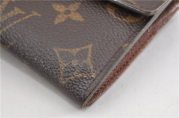 Auth Louis Vuitton Monogram Pochette Porte Monnaie Credit Wallet M61726 LV 0938G