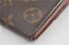 Auth Louis Vuitton Monogram Pochette Porte Monnaie Credit Wallet M61726 LV 0938G