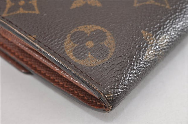 Auth Louis Vuitton Monogram Pochette Porte Monnaie Credit Wallet M61726 LV 0938G