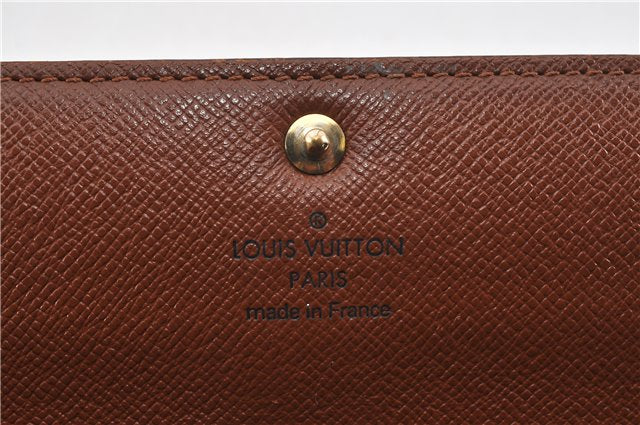 Auth Louis Vuitton Monogram Pochette Porte Monnaie Credit Wallet M61726 LV 0938G