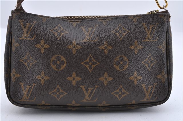 Authentic Louis Vuitton Monogram Pochette Accessoires Pouch M51980 LV 0939D