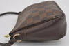 Authentic Louis Vuitton Damier Trousse Makeup Hand Bag Pouch N51982 LV 0939I