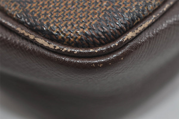 Authentic Louis Vuitton Damier Trousse Makeup Hand Bag Pouch N51982 LV 0939I