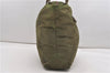 Authentic PRADA Nylon Tessuto Leather Shoulder Tote Bag Green 0940G
