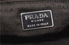 Authentic PRADA Nylon Tessuto Leather Shoulder Tote Bag Green 0940G