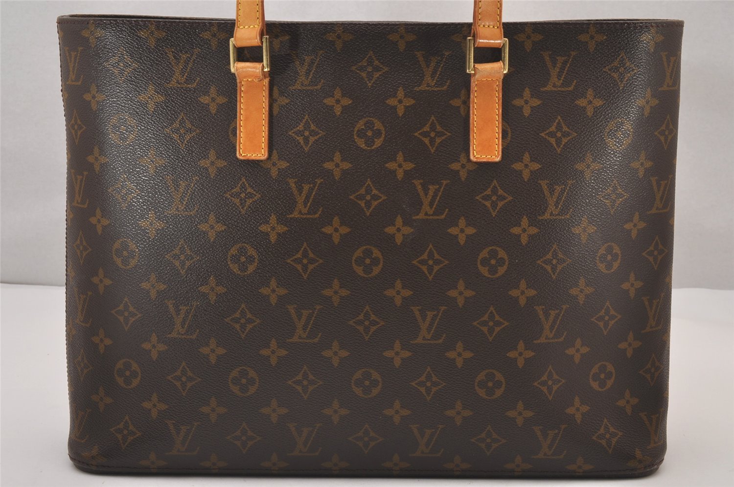 Authentic Louis Vuitton Monogram Luco Shoulder Tote Bag M51155 LV Junk 0940I