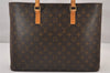Authentic Louis Vuitton Monogram Luco Shoulder Tote Bag M51155 LV Junk 0940I