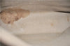 Authentic GUCCI Web Sherry Line Shoulder Tote Bag GG PVC Leather Brown 0942G