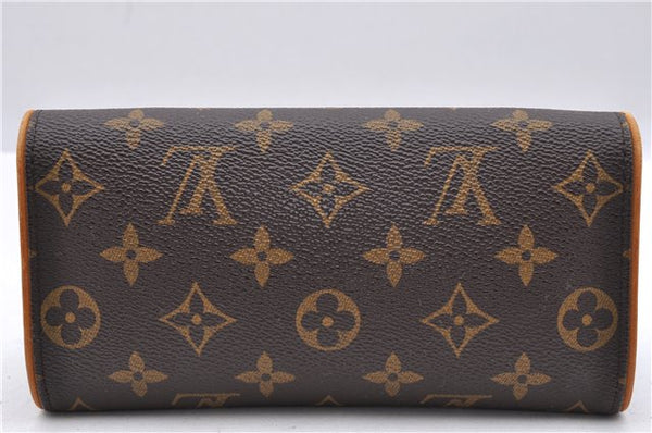 Authentic Louis Vuitton Monogram Pochette Twin PM Shoulder Bag M51854 LV 0943D