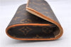 Authentic Louis Vuitton Monogram Pochette Twin PM Shoulder Bag M51854 LV 0943D