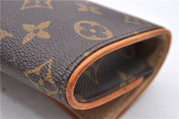 Authentic Louis Vuitton Monogram Pochette Twin PM Shoulder Bag M51854 LV 0943D