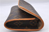 Authentic Louis Vuitton Monogram Pochette Twin PM Shoulder Bag M51854 LV 0944D